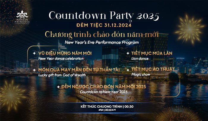 Countdown party  2025: an unmissable, unique celebration!