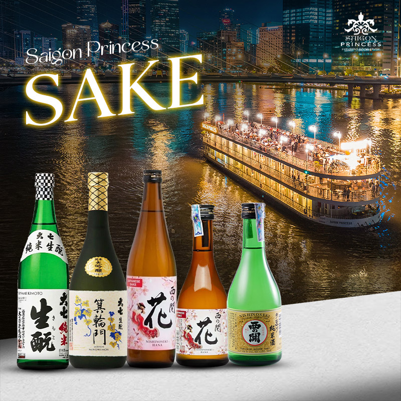 Discover the World of Japanese Sake on the Saigon Princess Dining Cruise 