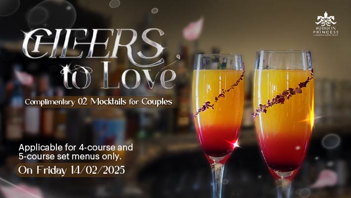 Valentine Night on Saigon Princess: Cheers to love