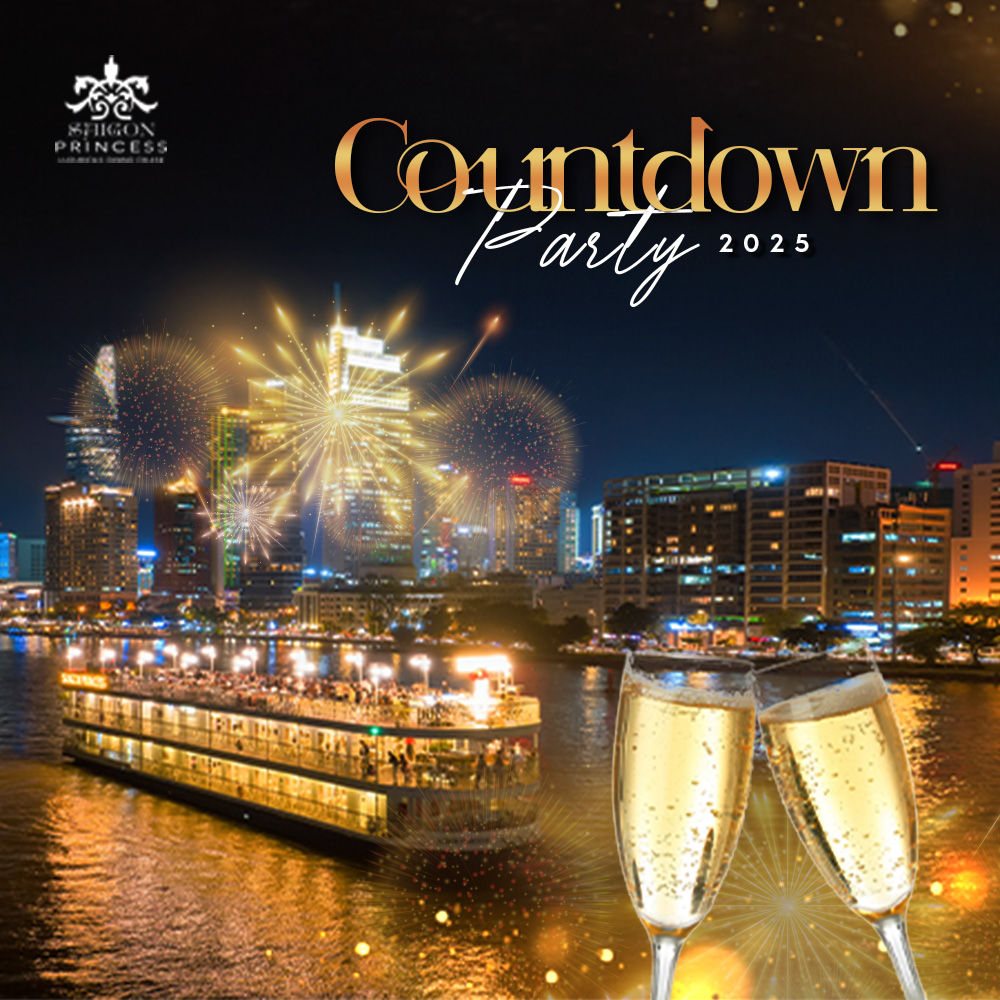 Countdown to new year 2025 on the Saigon Princess: an unmissable, unique celebration!